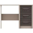 Dolan 3 Drawer Dressing Table Charcoal
