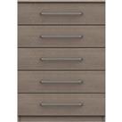Parker 5 Drawer Chest Brown
