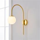 Eniola Easy Fit Plug in Wall Light Gold Gold