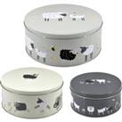 Penny the Sheep Cake Tins Set of 3 Grey, Yellow and White