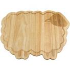 Penny the Sheep Wood Chopping Board Brown