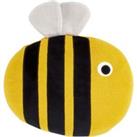 Bee Kind Knitted Cushion Yellow