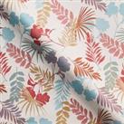 Tropical Made to Measure Fabric By the Metre Blue/Red/White