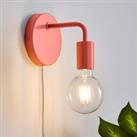 Elements Koppla Plug-In Wall Light Pink
