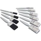 Harris Essentials Walls & Ceiling and Gloss Brush 10 Pack Grey