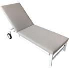 Titchwell Lounger, White White