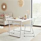 Siena Set of 2 Dining Chairs White