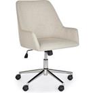 Elliott Natural Fabric Office Chair Beige