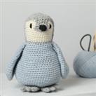Poppy Penguin Crochet Kit Grey/White