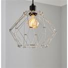 Frances Easy Fit Pendant Shade Silver