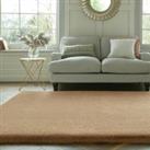 Dorma Purity Luxury Faux Fur Rug Brown