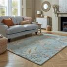 Dalby Floral Wool Rug MultiColoured