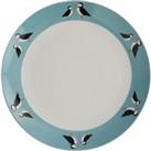 Puffin Porcelain Dinner Plate Blue/White
