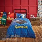 Ravenclaw House Reversible Duvet Cover and Pillowcase Set Blue