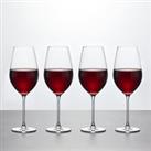 Set of 4 Ravello Red Wine Glasses Clear