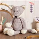 Basil Fox Knitting Kit Pink