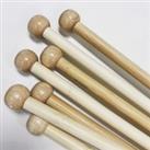 Wool Couture Knitting Needles Brown