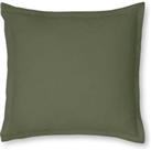 Soft Washed Recycled Cotton Continental Pillowcase Green