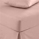 Pure Cotton Fitted Sheet Pink