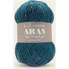 Aran Tweed Wool Blue