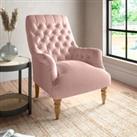 Bibury Buttoned Back Chair Pink
