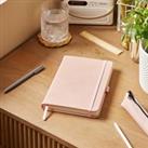 Waters and Noble Premium Faux Leather A5 Notebook Peach Blush