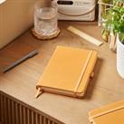 Waters and Noble Premium Faux Leather A5 Notebook Yellow-Ochre