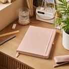 Waters and Noble Premium Faux Leather A4 Notebook Peach Blush