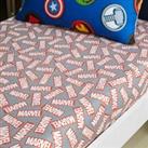 Marvel Fitted Sheet Red