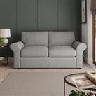 Rosa Soft Chenille 3 Seater Sofa Bed Grey