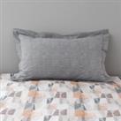 Elements Iver Geo Natural Oxford Pillowcase grey
