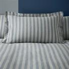 Elements Danby Stripe Blue Oxford Pillowcase Blue/White