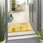 Marvel Curves Washable Doormat Yellow