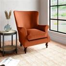 Charlbury Occasional Wing Chair Orange