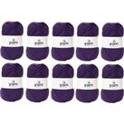 Pack of 10 DK Yarn 100g Balls Purple