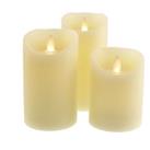 Churchgate Pack of 3 LED Candles White