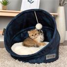 Scruffs Kensington Cat Bed Navy Blue