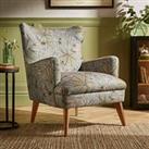 Marlow Wing Chair Green/Brown