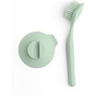 Brabantia Dish Brush with Suction Cup Holder Jade Green Green
