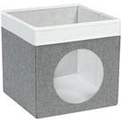 Circle Mesh Foldable Box Grey