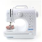 Silver Small Sewing Machine White