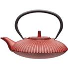 La Cafetiere Red Cast Iron 600ml Infuser Teapot Red