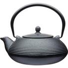 La Cafetiere Cast Iron 900ml Infuser Teapot Black
