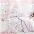 Meadow Fairies Duvet Cover and Pillowcase Set Pink