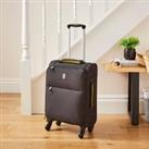 Elements Grey and Ochre Suitcase Grey