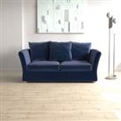 Emmett Velvet Sofa Bed Blue
