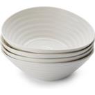 Set of 4 Sophie Conran for Portmeirion Cereal Bowls White