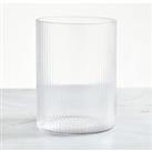 Ribbed Tumbler Glass Clear