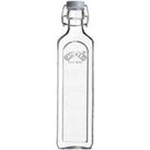 Kilner Clip Top Bottle 1 Litre Silver