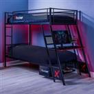 X Rocker Armada Dual Gaming Bunk Bed Black